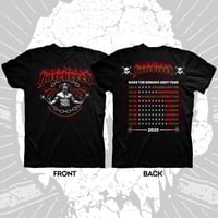 HATEBREED UK/IRE BARBARIAN TOUR SHIRT (FREE SHIPPING FOR 1ST SHIRT, UK ONLY)