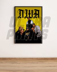 NWA A3 framed
