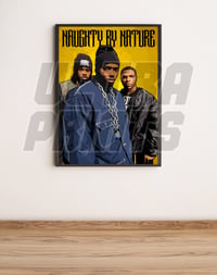 Naughty by Nature A3 framed