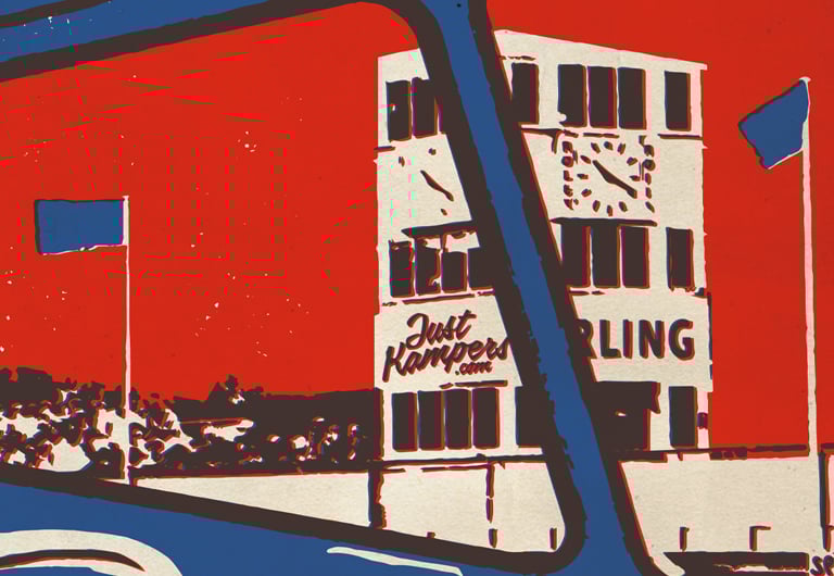 Image of Goodwood Revival - 75 years of the Type 2 Transporter A1 poster - Limited Edition