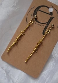 Image 2 of stacheldraht ohrringe