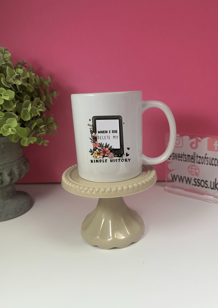 Image of 'Delete My Kindle History' Mug