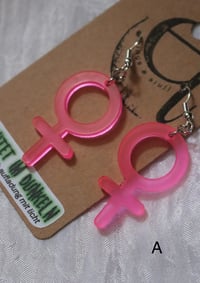 Image 2 of (glow in the dark) venus ohrringe