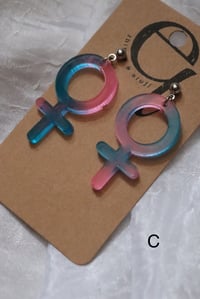 Image 4 of (glow in the dark) venus ohrringe