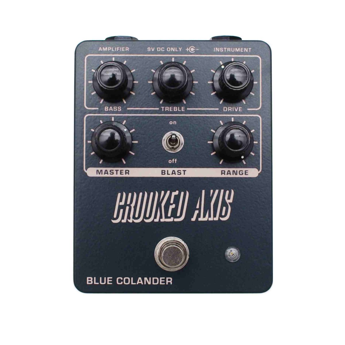 Crooked Axis | blue colander stompboxes