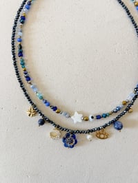 Image 3 of Collier EYE // Bleu 