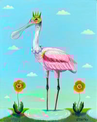  Roseate Spoonbill Orange Poppy Dream