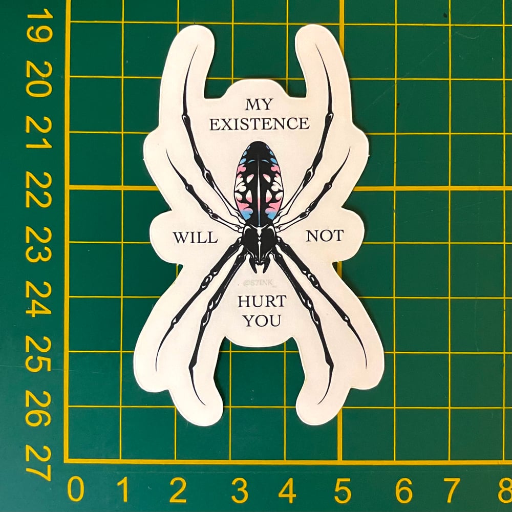 Image of Trans Spider Sticker