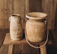 Image 2 of Antik wood vase 