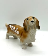 Image 3 of Teckel en céramique avec un slogan