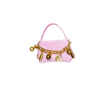 Image 2 of CANDY LIGHT PINK CHARM HANDBAG