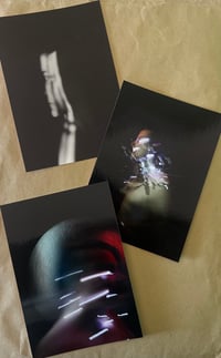 3 glossy postcards - set A