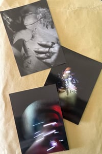 3 glossy postcards - set B