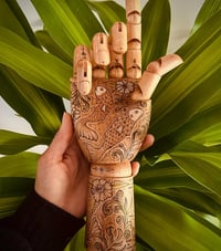 Image 5 of 12" Hand Burned Ring Holder Hand 