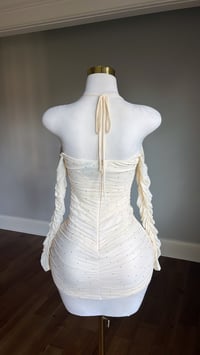 Image 5 of Everly rhinestone mini dress