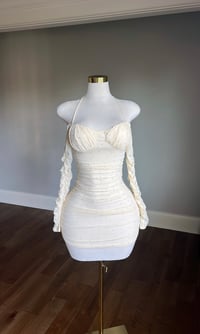 Image 1 of Everly rhinestone mini dress