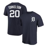 Spencer Torkelson T-Shirt Detroit Tigers Player Name and Number Soft Jersey Tee