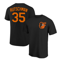 Adley Rutschman T-Shirt Baltimore Orioles Player Name and Number Soft Jersey Tee