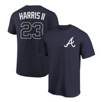 Michael Harris II T-Shirt Atlanta Braves Player Name and Number Soft Jersey Tee