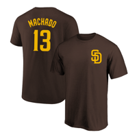 Manny Machado T-Shirt San Diego Padres Player Name and Number Soft Jersey Tee