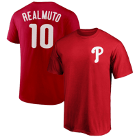 J.T. Realmuto T-Shirt Philadelphia Phillies Player Name &amp; Number Soft Jersey Tee