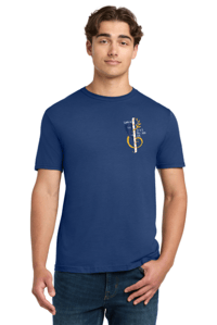 Image 1 of Simsbury MPA - Barcelona Trip - Gildan Softstyle® T-Shirt (64000 Metro Blue)
