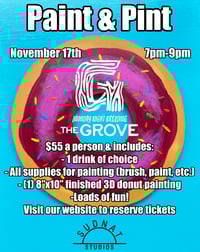 Paint & Pint @ Monday Night Grove