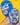 Blue Demon y El Santo Painting 