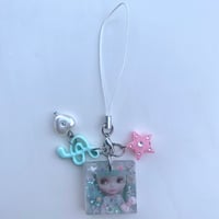 Image 2 of Mint melody keychain ˚.🎀༘⋆