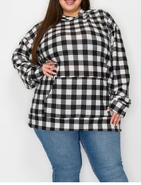 Checkered hoodie