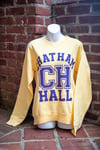 Purple & Gold Crewneck Sweater