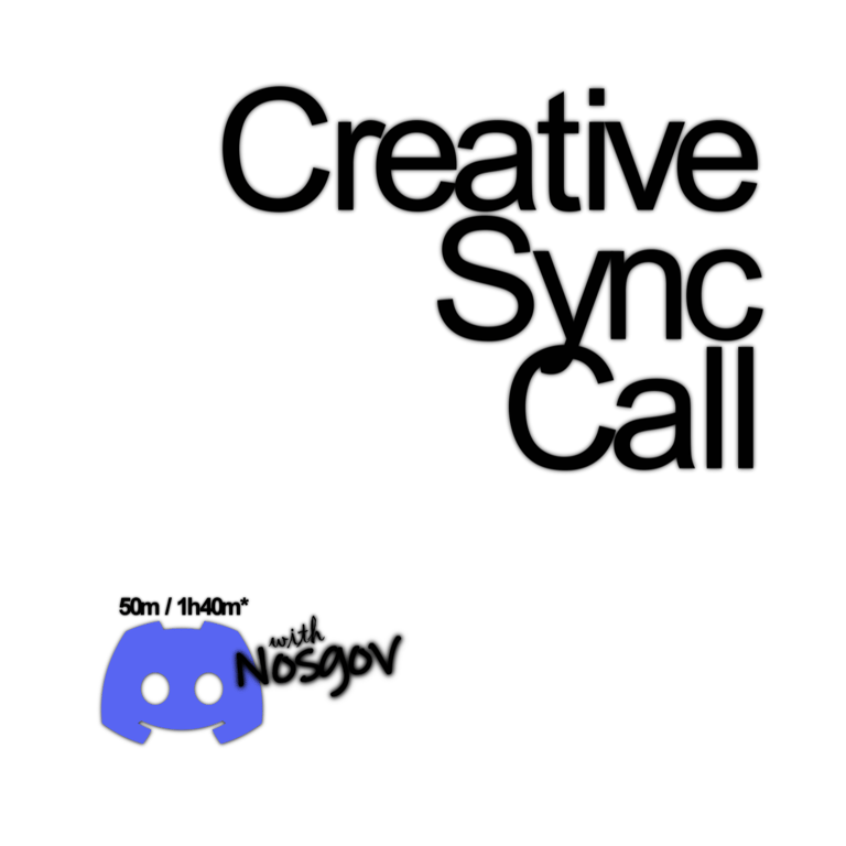 Creative Sync Call with NOSGOV® (LIMITED TIME 20% DISCOUNT)