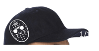 "HALLOWEEN INSPIRED" Quickstrike WOOL SELF STRAP HAT BLACK