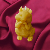 Beeswax Candle Squirl 