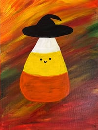 Candy Corn Witch