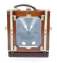 Image 5 of Nagaoka Ultralight 4X5 camera W/ 150mm + 240mm Lenses + Holders + Film + Fresnel (#1154)
