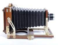 Image 8 of Nagaoka Ultralight 4X5 camera W/ 150mm + 240mm Lenses + Holders + Film + Fresnel (#1154)
