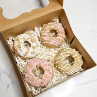 Image 2 of Gourmet Frosted Dog Donuts - Gourmet Healthy Treats for Dog Birthdays