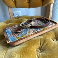 Image 4 of Hand-Burned 'Mouse Teacher' Acacia Wood Tray