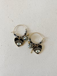 Image 1 of Bo ELIE // Noire Jaspe Dalmatien 