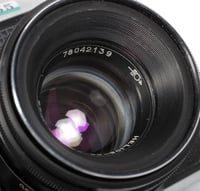 Image 9 of Zenit E 35mm SLR Film Camera with 58mm F2 Helios 44m-2 lens TESTED MOSKVA 80 ver (#1155)