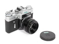 Image 1 of Zenit E 35mm SLR Film Camera with 58mm F2 Helios 44m-2 lens TESTED MOSKVA 80 ver (#1155)