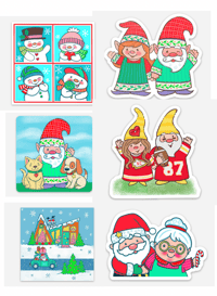 Image 1 of Work of Whimsy Art Stickers