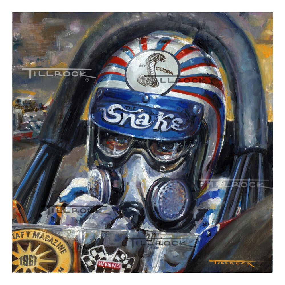 Image of "The Snake" Painting Prints (24"x24") Signed & Numbered Giclee' 