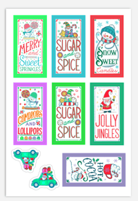 Image 4 of Work of Whimsy Art Stickers