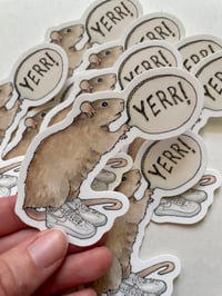 Image 3 of Yerrr Rat Sticker