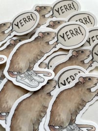 Image 1 of Yerrr Rat Sticker