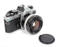 Image 1 of Nikon FM2 35mm SLR camera with Nikkor 55mm F1.2 AI'd lens #1170