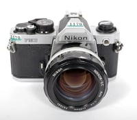 Image 2 of Nikon FM2 35mm SLR camera with Nikkor 55mm F1.2 AI'd lens #1170