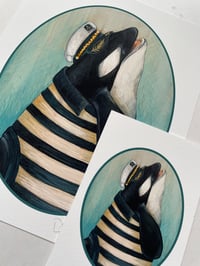 Image 2 of Yachting Orca Print